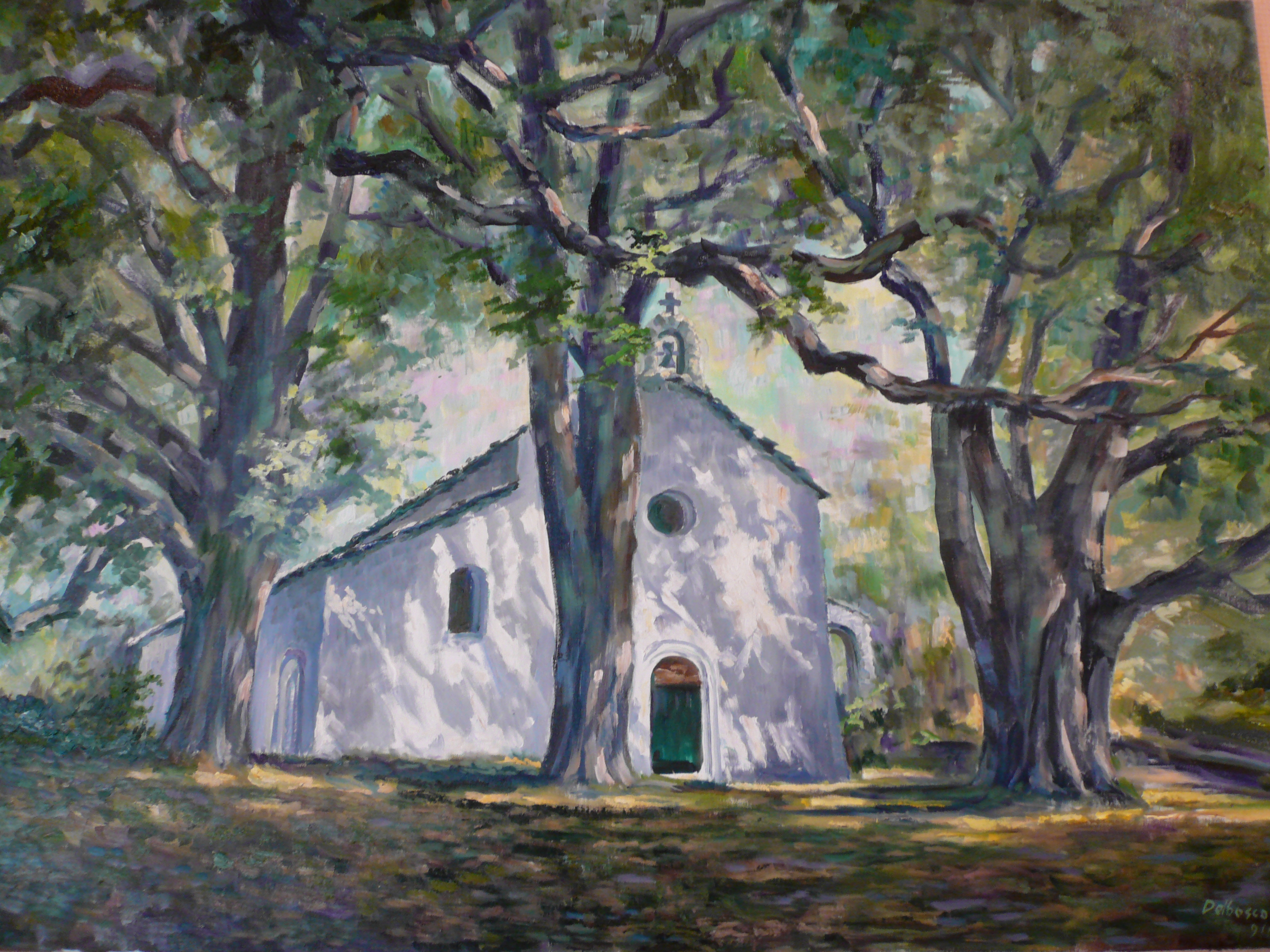 La chapelle en automne, Delbosco fils